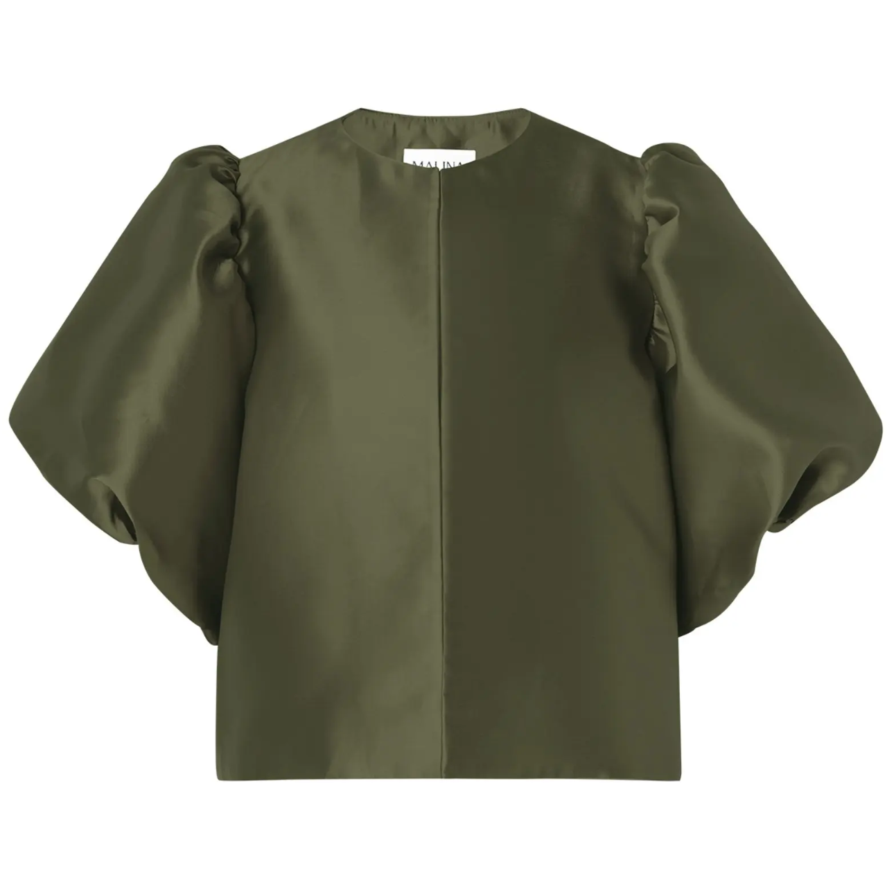 Cleo Pouf Sleeve Olive