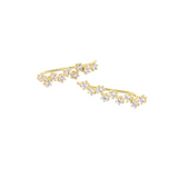 Cluster Climber Earring Gold
