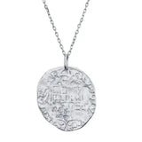 Coin Necklace Silver