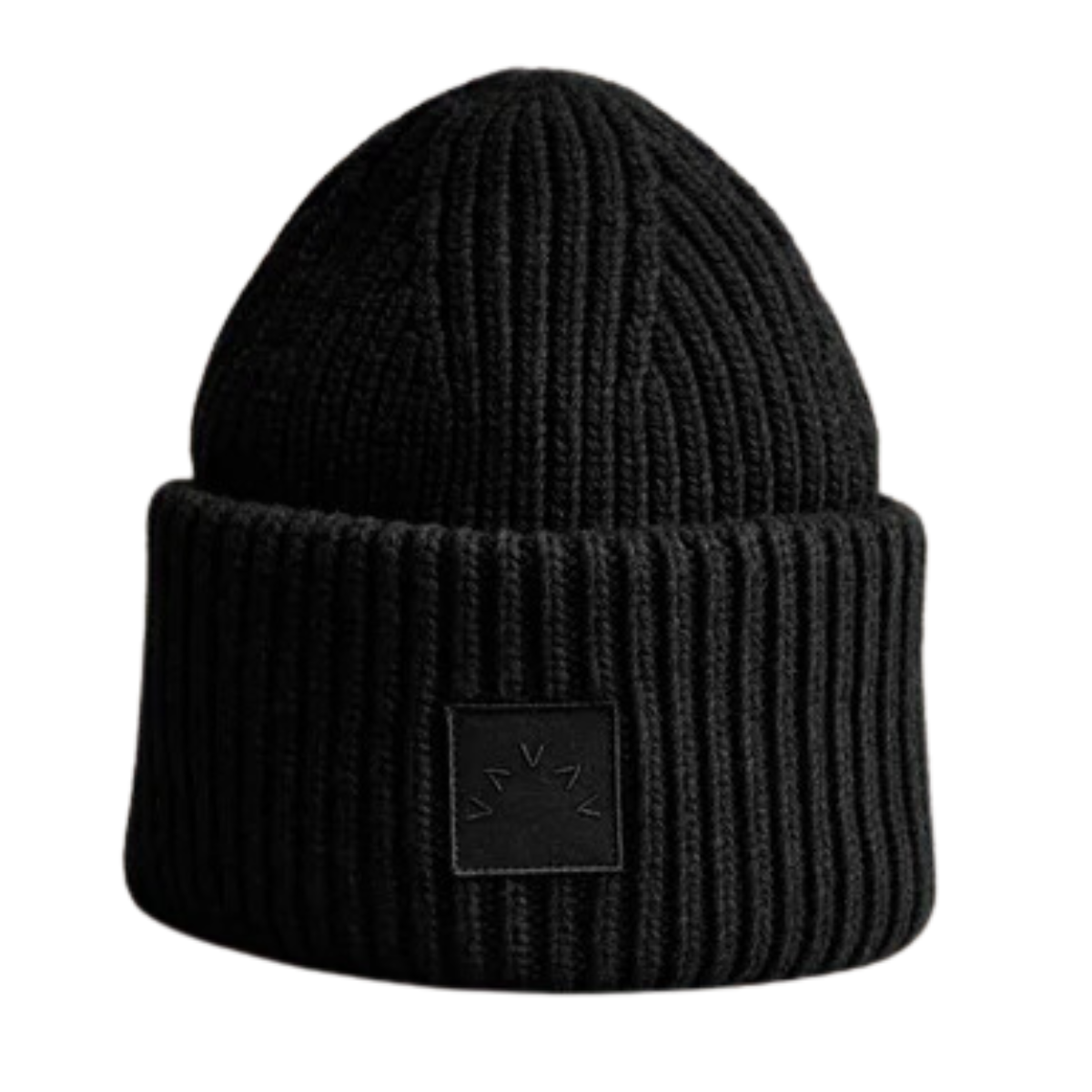 Cresta Rib Beanie Black