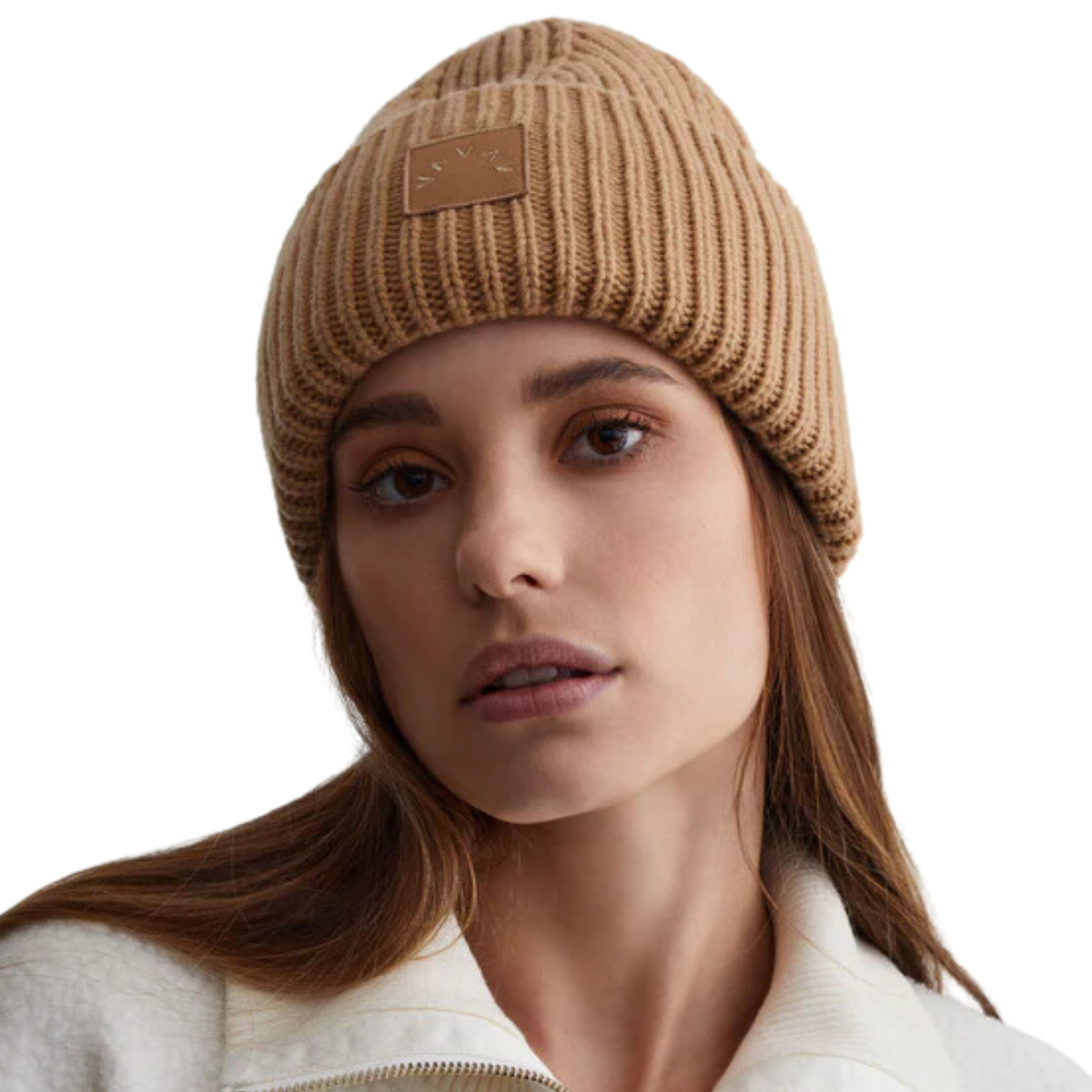 Cresta Rib Beanie Sand