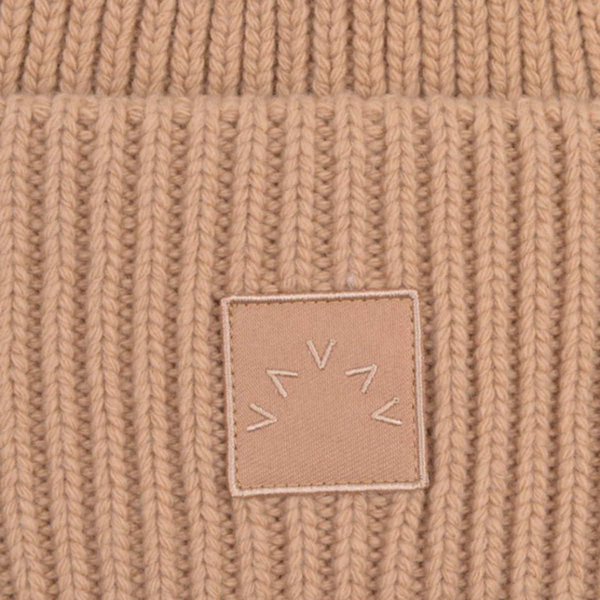 Cresta Rib Beanie Sand