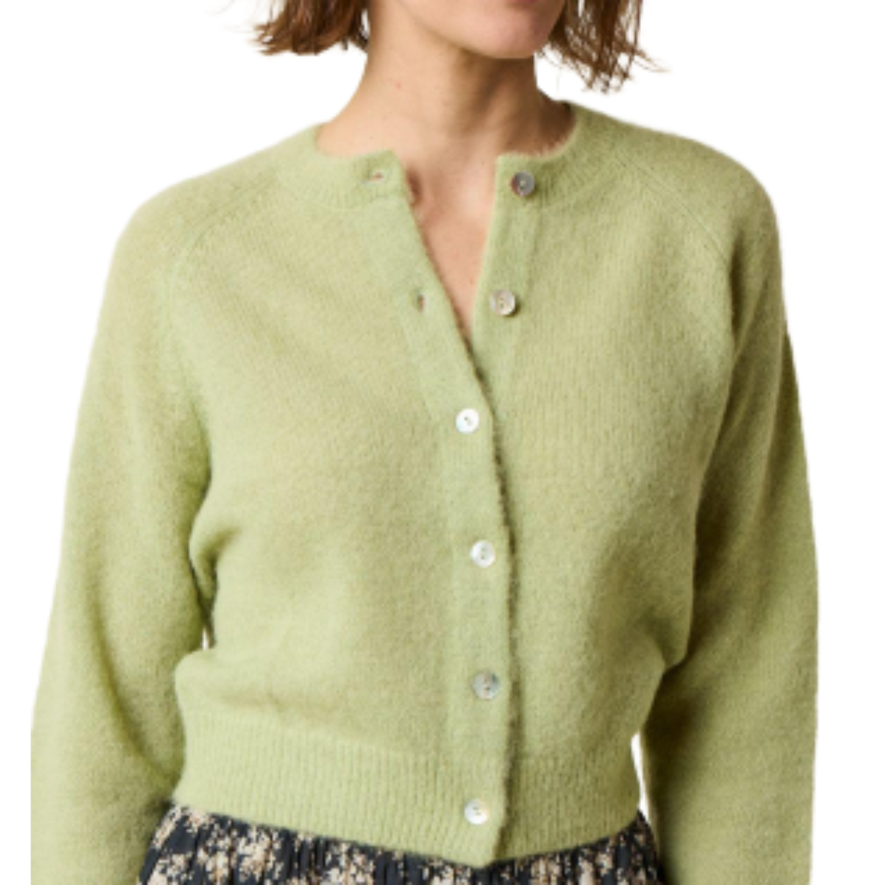 Petra Cardigan Fernwood Green