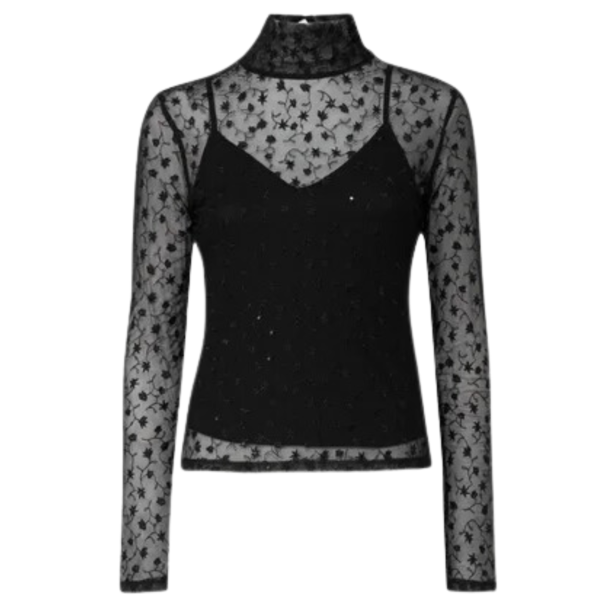 Dahlia Lace Turle Neck Top