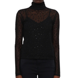 Dahlia Lace Turle Neck Top