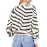 Dean Sweatshirt Black Stripe French Terry
