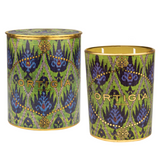 Decorated Candle Medium Bergamot