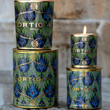 Decorated Candle Medium Bergamot