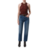 Delfina High Rise Straight Cici