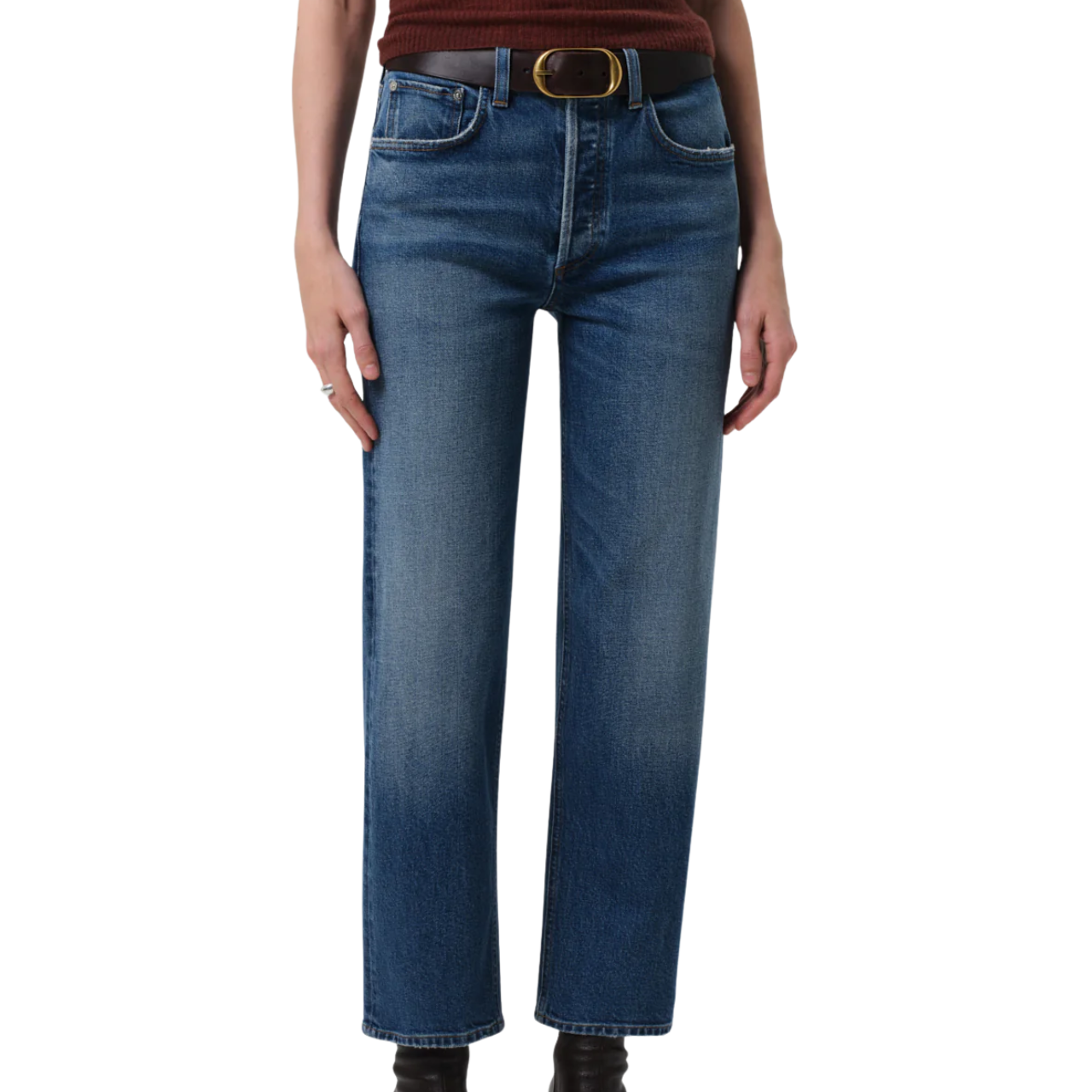 Delfina High Rise Straight Cici