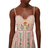 Delicate Forest Pink Maxi Dress