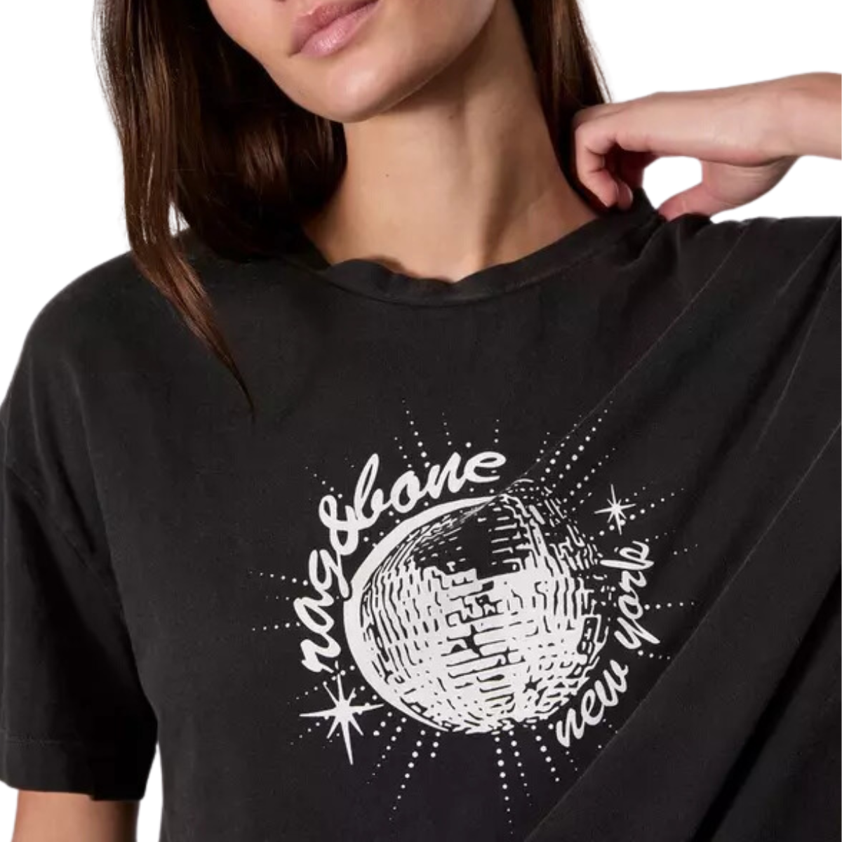 Disco Boyfriend Tee BlackMulti