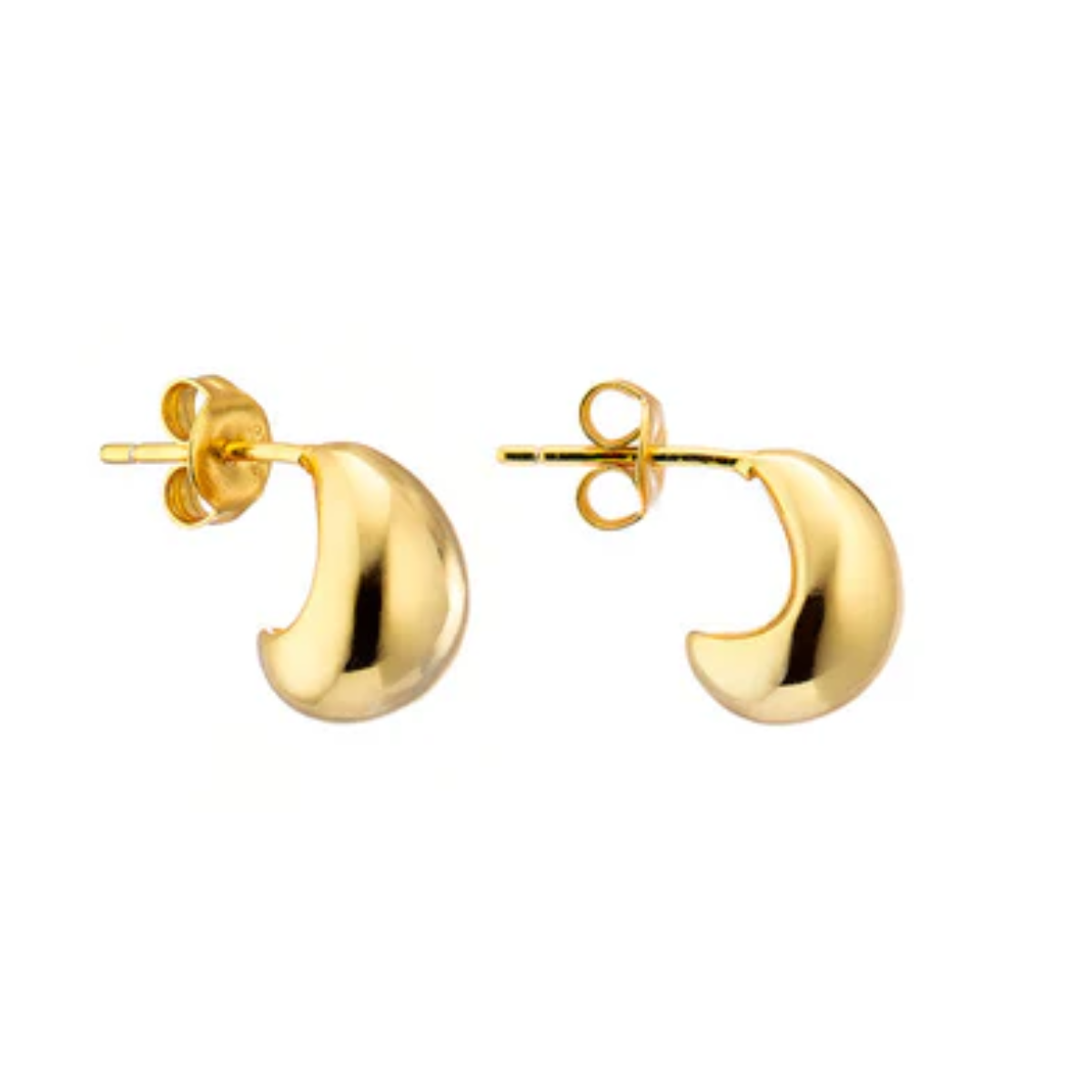Mini Dome Hoop -Gold