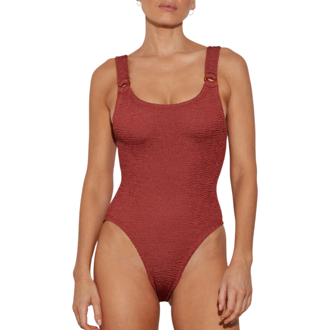 Domino Swim Metallic Rosewood