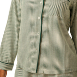 Ecovera Pyjama Top LS Alpine Stripe