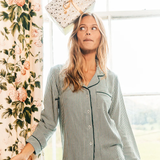 Ecovera Pyjama Top LS Alpine Stripe