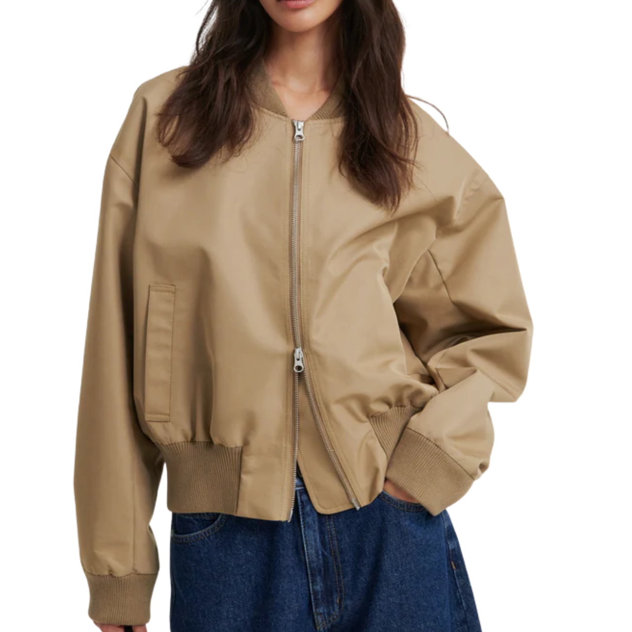 Effye Bomber Jacket Oak