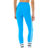 Ella High Waist Airweight 7/8 Riviera/White