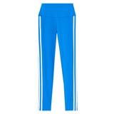 Ella High Waist Airweight 7/8 Riviera/White