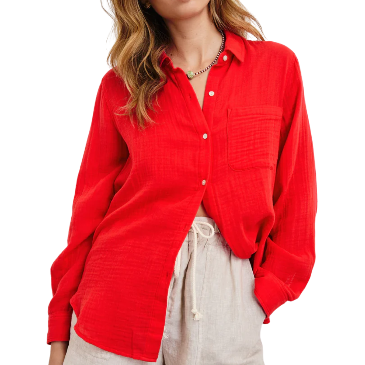 Ellis Shirt Cherry