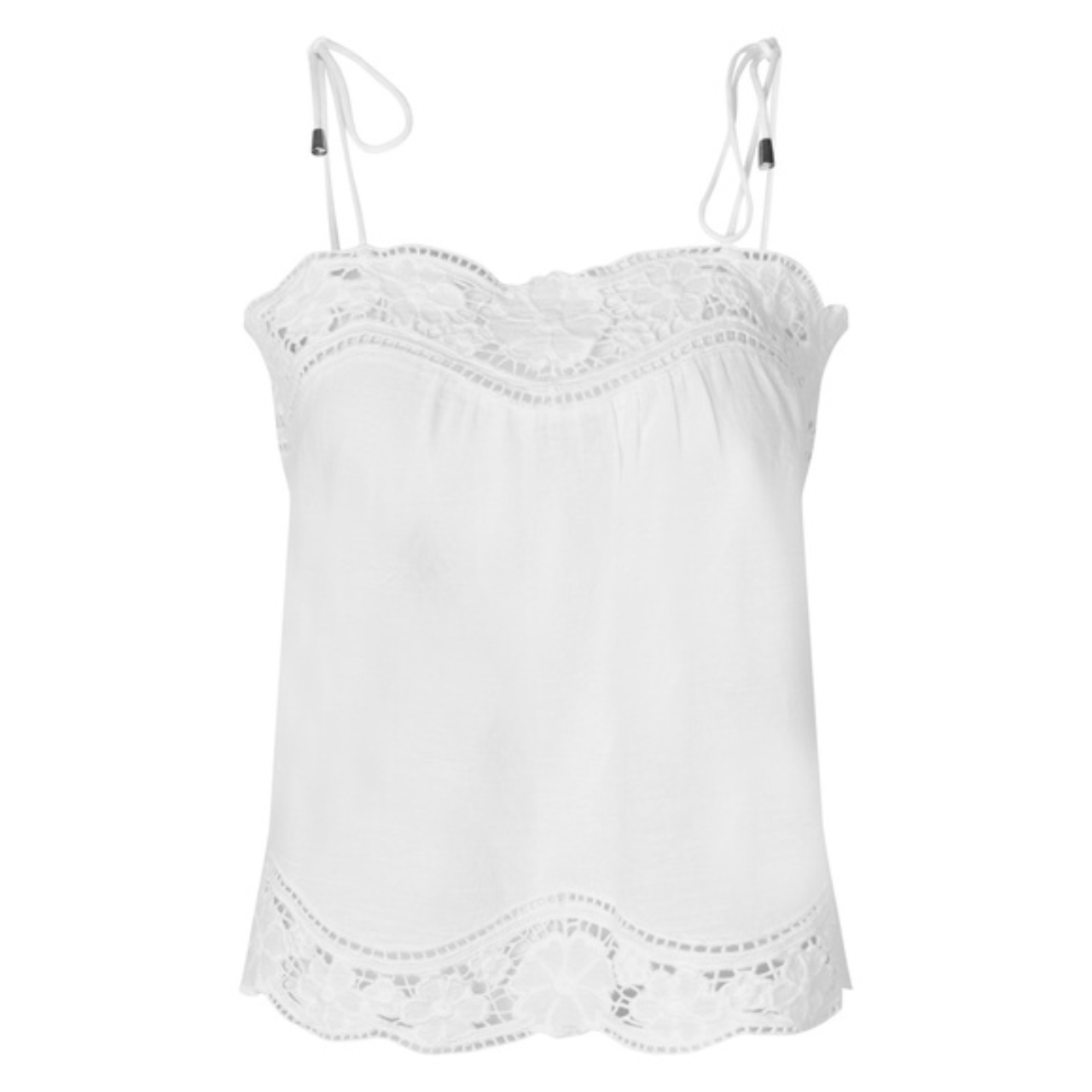 Ester Strap Top White Alyssum