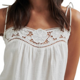Ester Strap Top White Alyssum