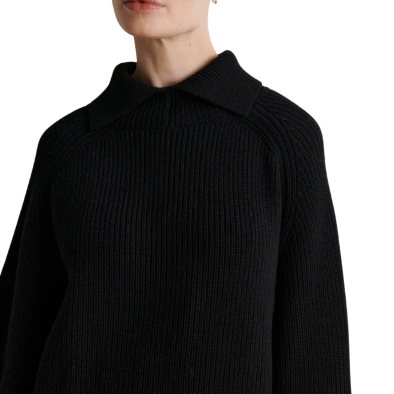 Ettas Knit T-Neck Black