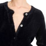 Eyelash Cardigan Black