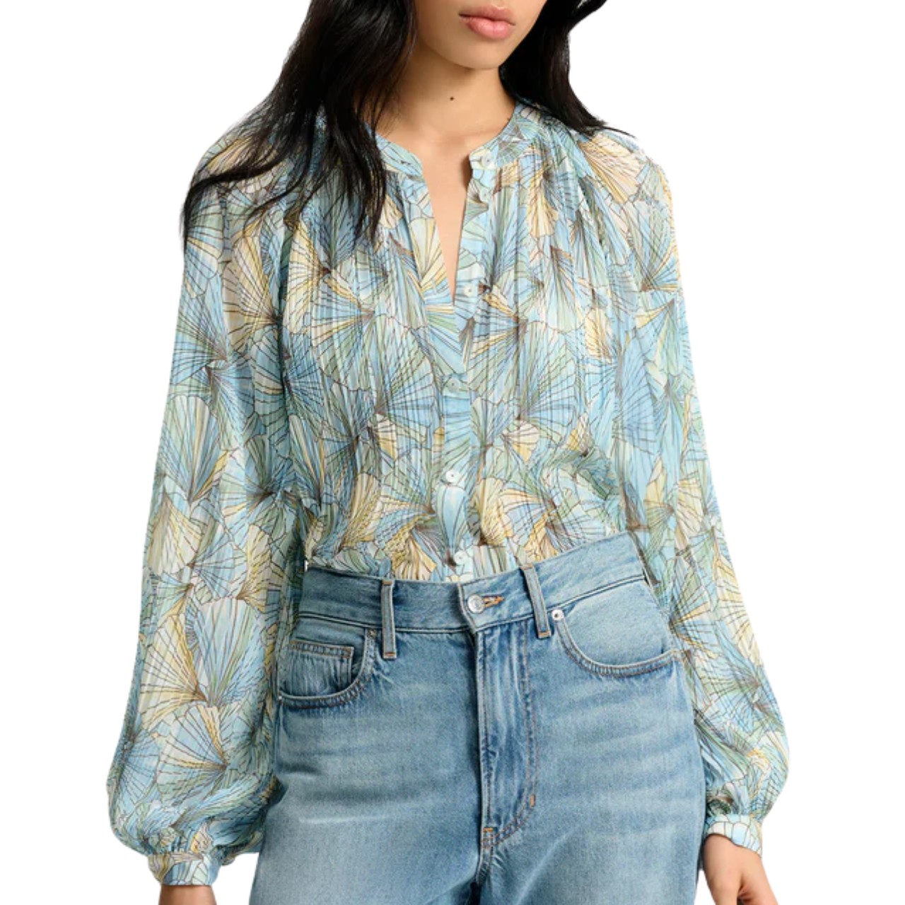 Fennel Blouse Powder Blue
