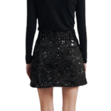 Flakes Skirt Black