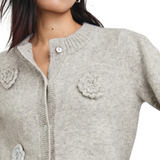 Francesca Cardigan Heather Grey