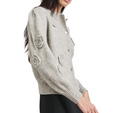 Francesca Cardigan Heather Grey