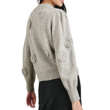 Francesca Cardigan Heather Grey