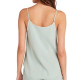 Frayed Cami Oasis Green