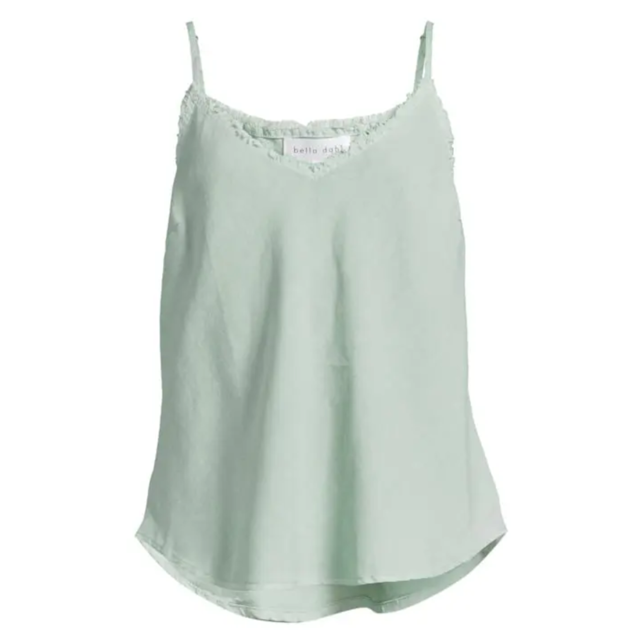 Frayed Cami Oasis Green