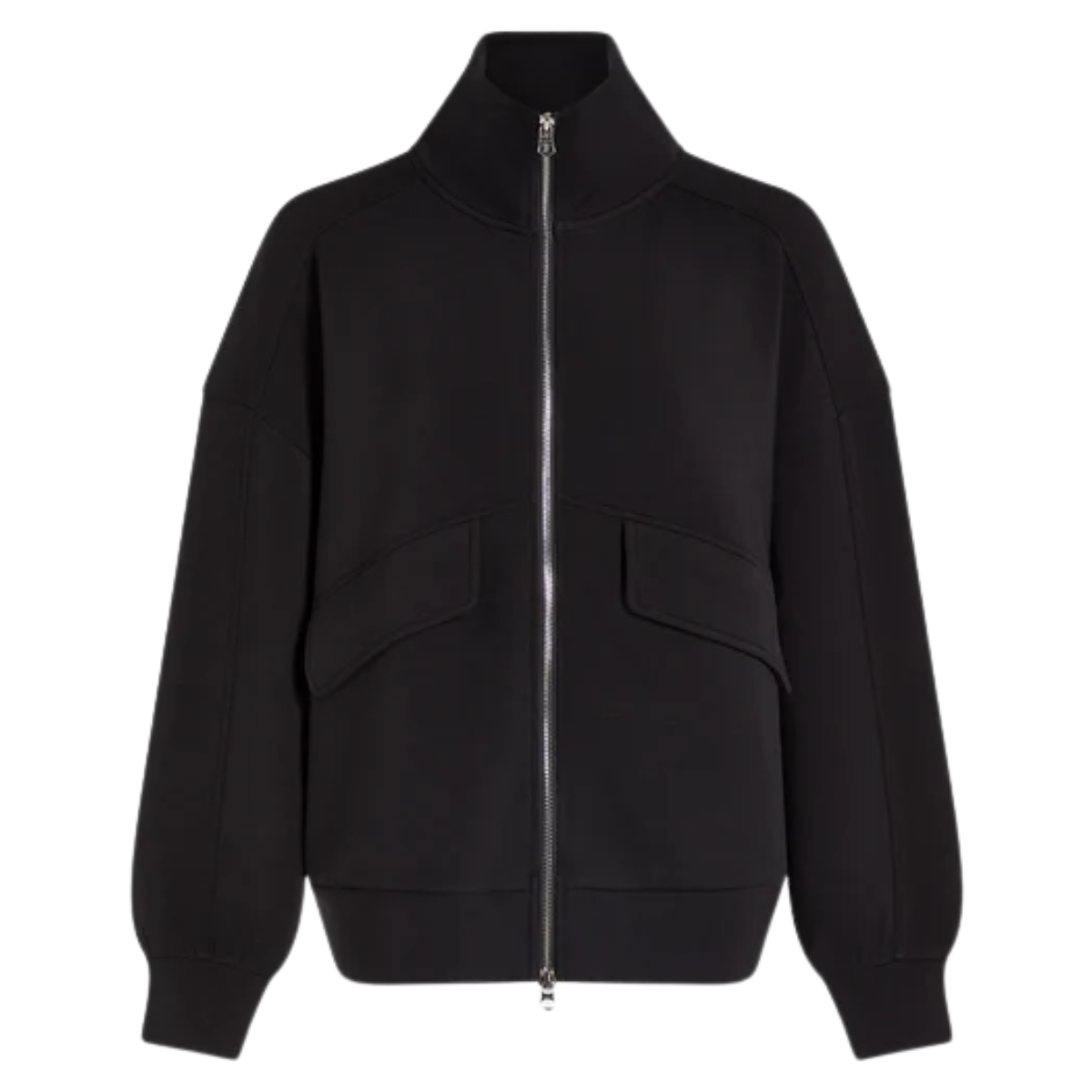 Garcia Zip Through Sweat Black