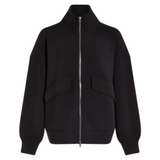 Garcia Zip Through Sweat Black