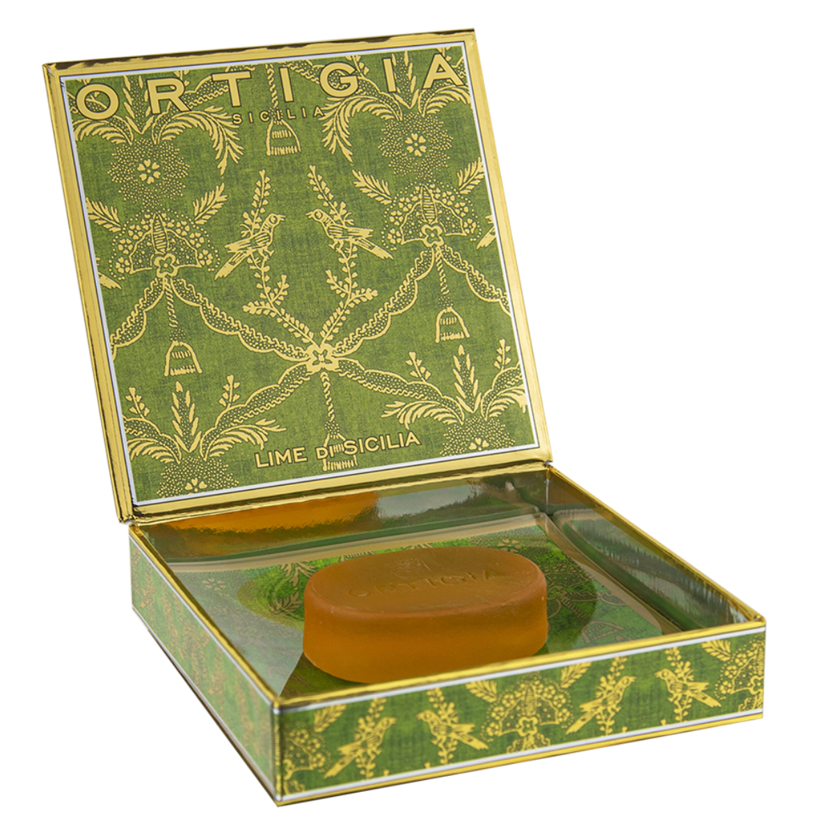 Glass Plate & Soap Lime De Sicilia