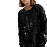 Glimmer Simple Dress Black