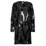 Glimmer Simple Dress Black