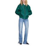 Leon Bomber Jacket Emerald