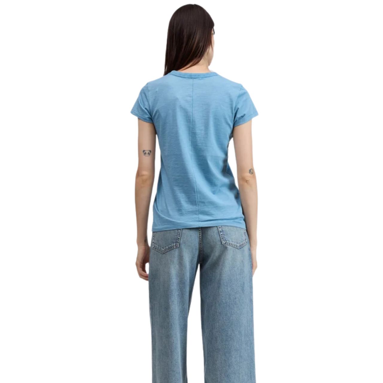 The Slub Tee Fog Blue