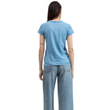 The Slub Tee Fog Blue