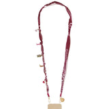 Laia Bandana Chain 120Cm Bordeaux