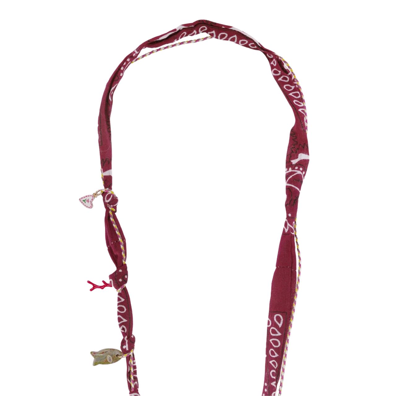 Laia Bandana Chain 120Cm Bordeaux