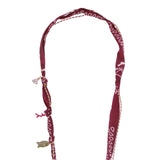 Laia Bandana Chain 120Cm Bordeaux