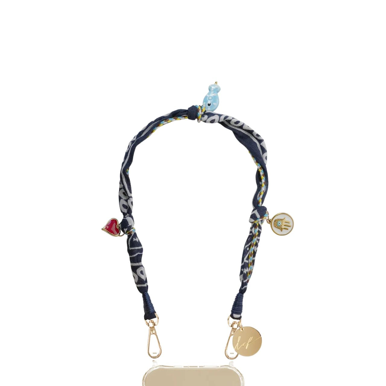 Laia Bandana Chain 40Cm Blue