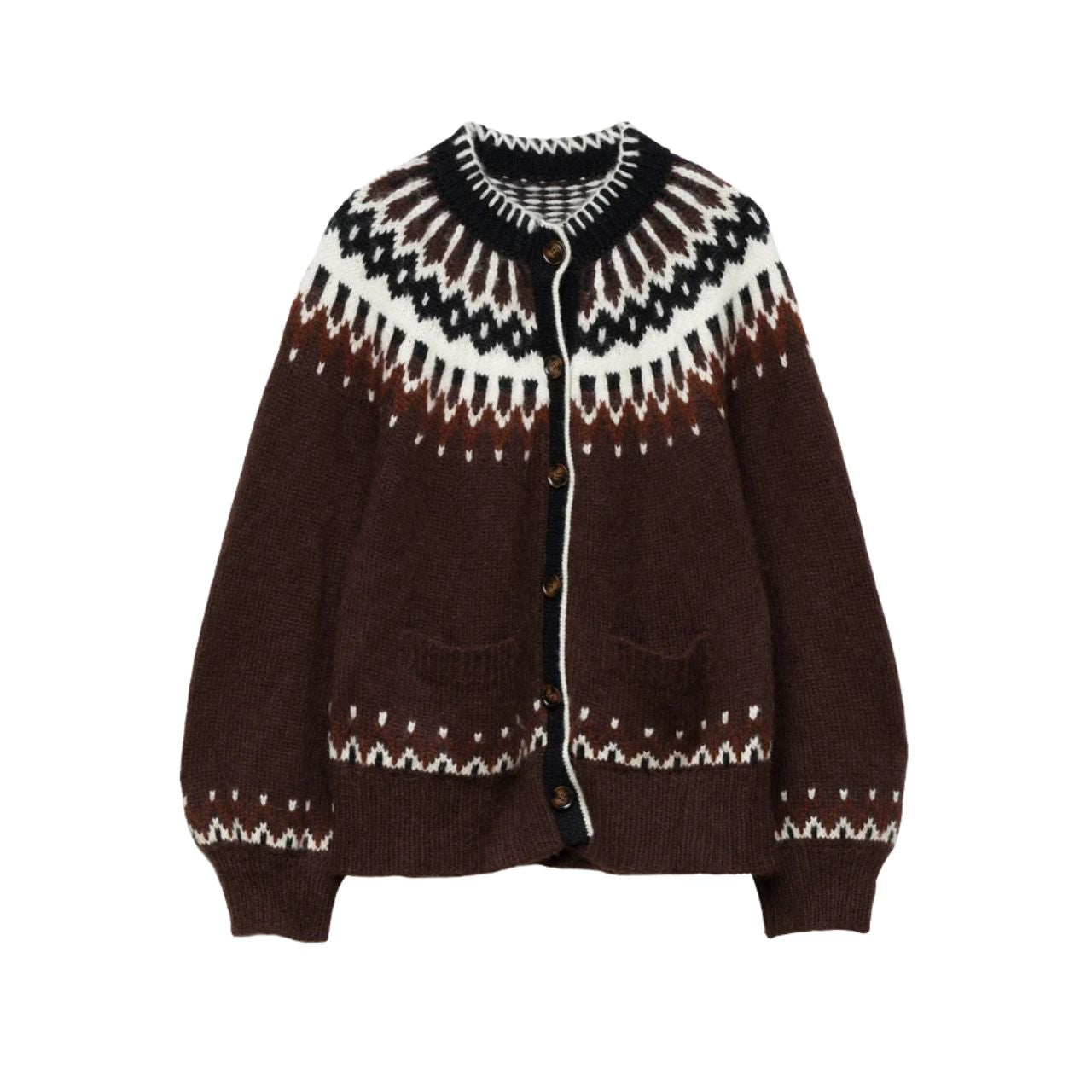 Hue Cardigan Fair Isle