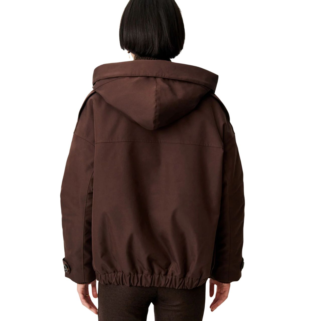 Andy Short Parka Coat Coffee