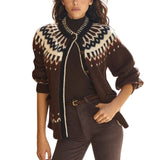 Hue Cardigan Fair Isle